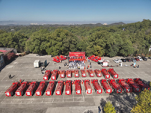 湖北江南31輛森林消防車交付使用 助力解決“巡護基本靠走”工作難點！